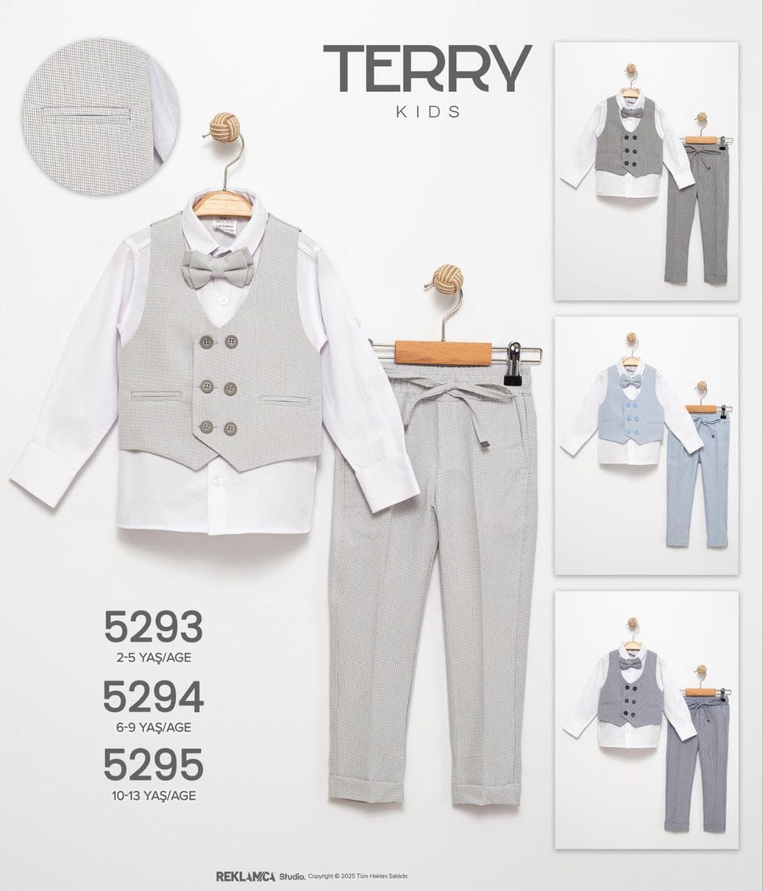 Terry Kids YELEKLİ TAKIM
